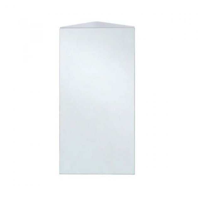 RAK Riva Single Corner Mirrored Door Cabinet 650mm High x 380mm Wide - Mirrored - 12SL704HP - TAP 'N' SHOWER