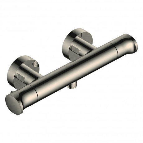 RAK Wall Mounted Exposed Thermostatic Bar Valve - Brushed Nickel - RAKITA3303N - TAP 'N' SHOWER