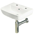 RAK Series 600 Cloakroom 2 Tap Hole Square Basin 400mm Wide - White - S60040BAS2