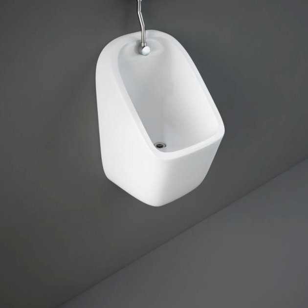RAK Series Modern 600 Wall Hung Urinal 310mm Wide - White - S600URCT