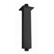 RAK Modern ceiling mounted square shower arm 120mm black finish