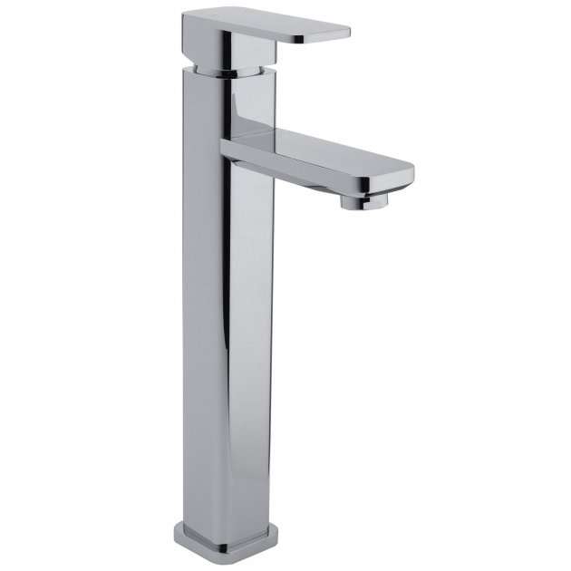 RAK Resort Deck Mounted Tall Mono Basin Mixer Tap - Chrome - RAK71021 - TAP 'N' SHOWER