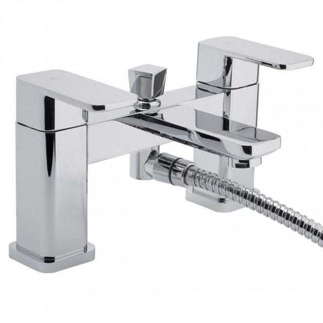 RAK Pillar Mounted Square Bath Shower Mixer Tap - Chrome - RAK710922