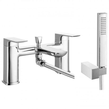 RAK Summit Shower Head and Hose with Bath Shower Mixer - Chrome - RAKSUM3005