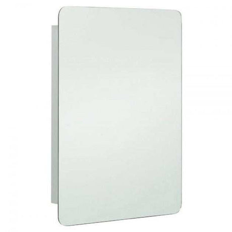 RAK Uno Single Mirrored Door Rectangular Cabinet 660mm High x 460mm Wide - Stainless Steel - 12SL366A