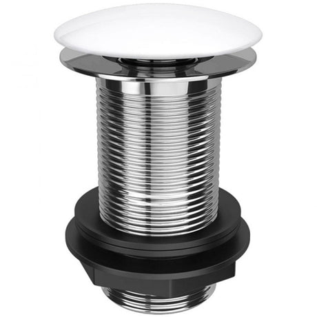 Rak Ceramic Click Clack Unslotted Basin Waste - Chrome - RAKCCW007 - TAP 'N' SHOWER