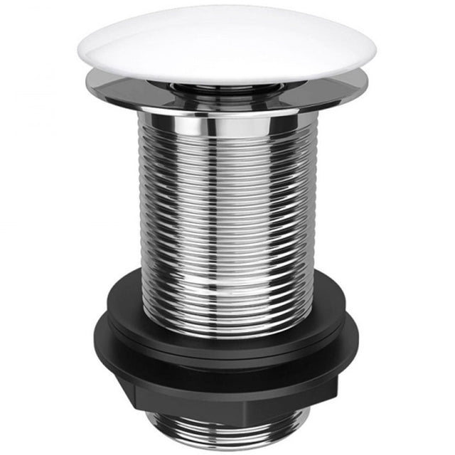 Rak Ceramic Click Clack Unslotted Basin Waste - Chrome - RAKCCW007 - TAP 'N' SHOWER