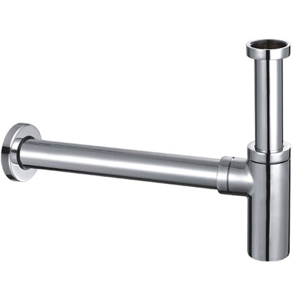 Rak Round Bottle Trap 320mm - Chrome - RAKRBTP002 - TAP 'N' SHOWER