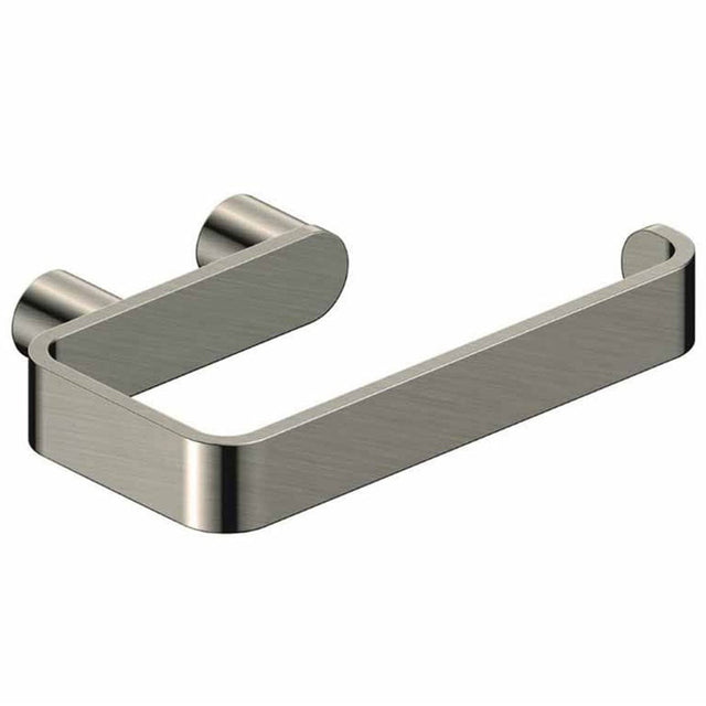 Rak Petit Round Toilet Roll Holder - Brushed Nickel - RAKPER9901 - 2N - TAP 'N' SHOWER
