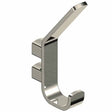 Rak Petit Square Robe Hook - Brushed Nickel - RAKPES9909N - TAP 'N' SHOWER