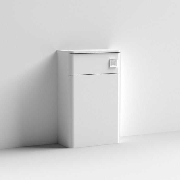 Nuie Core Modern Back to Wall WC Toilet Unit 500mm Wide - Gloss White - RC0141