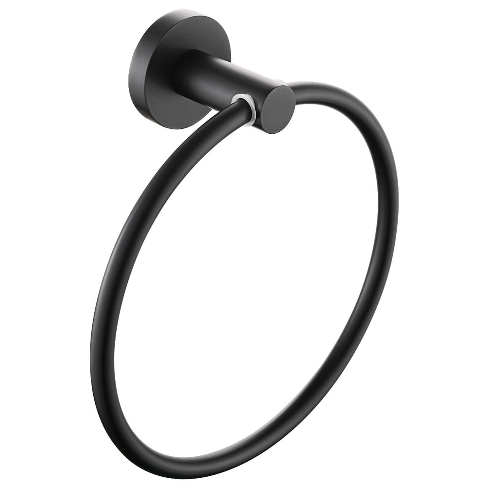 Bristan Rround Towel Ring - Black - RD RING BLK - TAP 'N' SHOWER