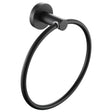 Bristan Rround Towel Ring - Black - RD RING BLK - TAP 'N' SHOWER