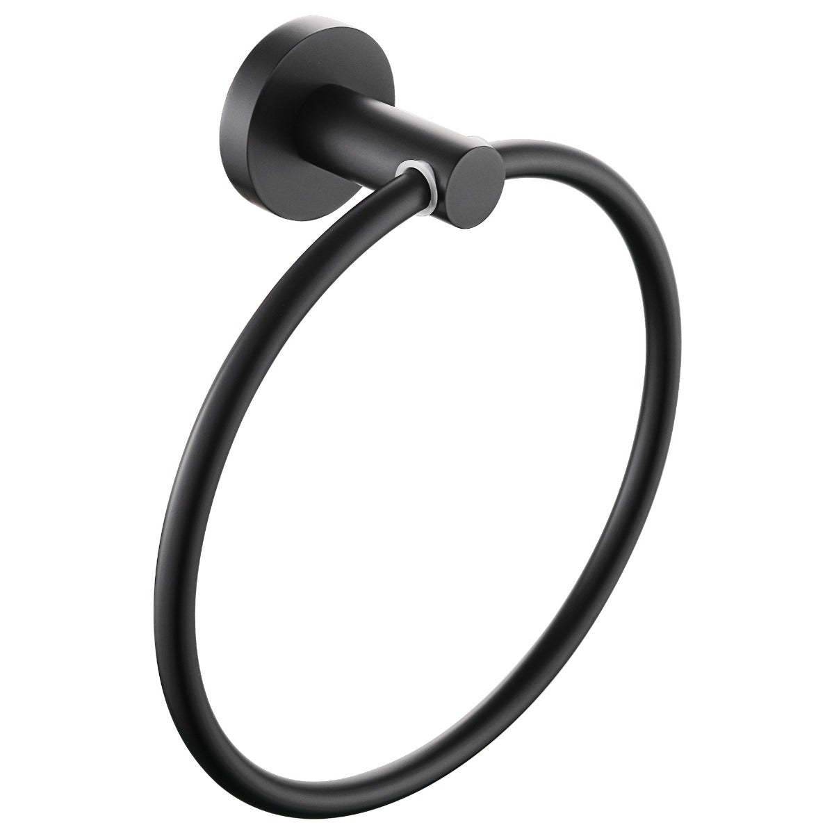 Bristan Rround Towel Ring - Black - RD RING BLK - TAP 'N' SHOWER