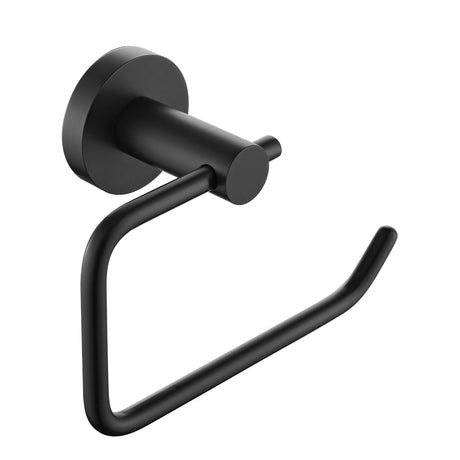 Bristan Round Toilet Roll Holder - Black - RD ROLL BLK - TAP 'N' SHOWER
