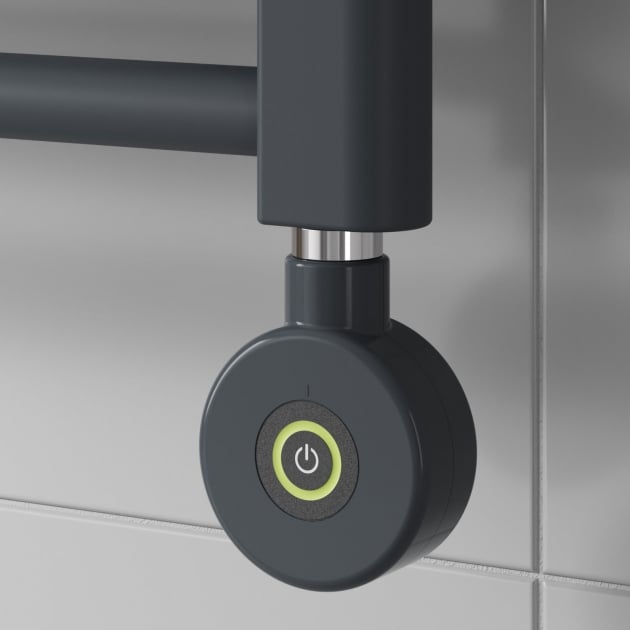 Reina 600mm Long On/Off Touch Element 600W - Anthracite - ELMOOT060A - TAP 'N' SHOWER