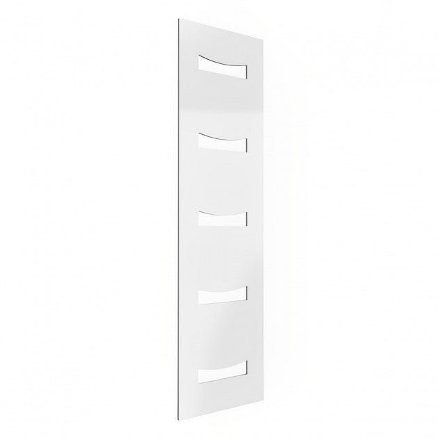 Reina Ancora 1800mm High x 490mm Wide Designer Vertical Radiator - White - RND - AN418W - TAP 'N' SHOWER