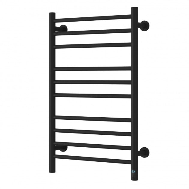 Reina Arnage 800mm High x 500mm Wide Dry Electric Heated Towel Rail - Matt Black - DE - ARG0805K - TAP 'N' SHOWER