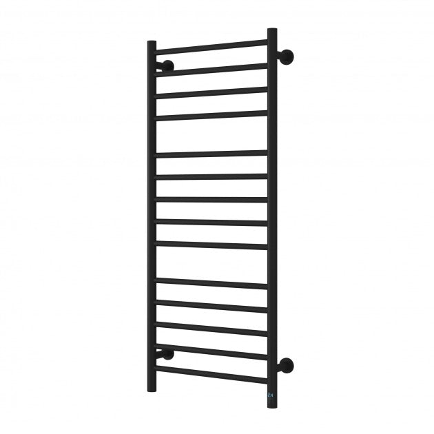Reina Arnage 1200mm High x 500mm Wide Dry Electric Heated Towel Rail - Matt Black - DE - ARG1205K - TAP 'N' SHOWER