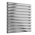 Reina Artena Single Horizontal Designer Stainless Steel Radiator 590mm High x 600mm Wide - Brushed - RNS-AT906B