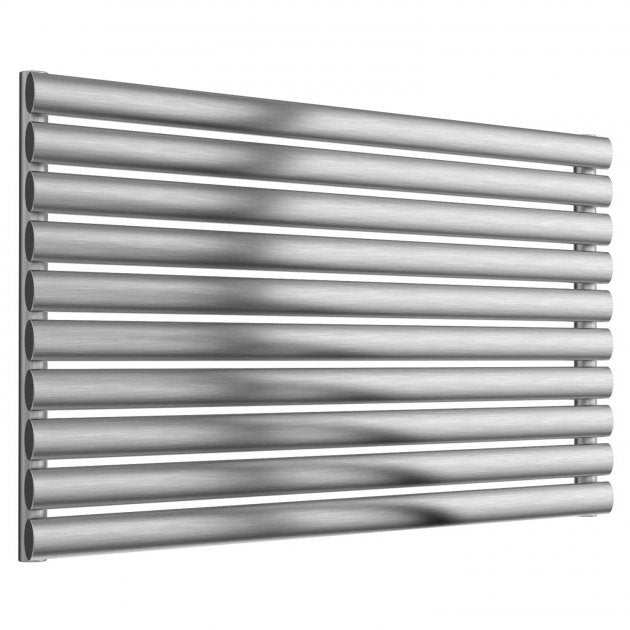 Reina Artena Single Horizontal Stainless Steel Designer Radiator 590mm High x 1000mm Wide - Brushed - RNS - AT910B - TAP 'N' SHOWER