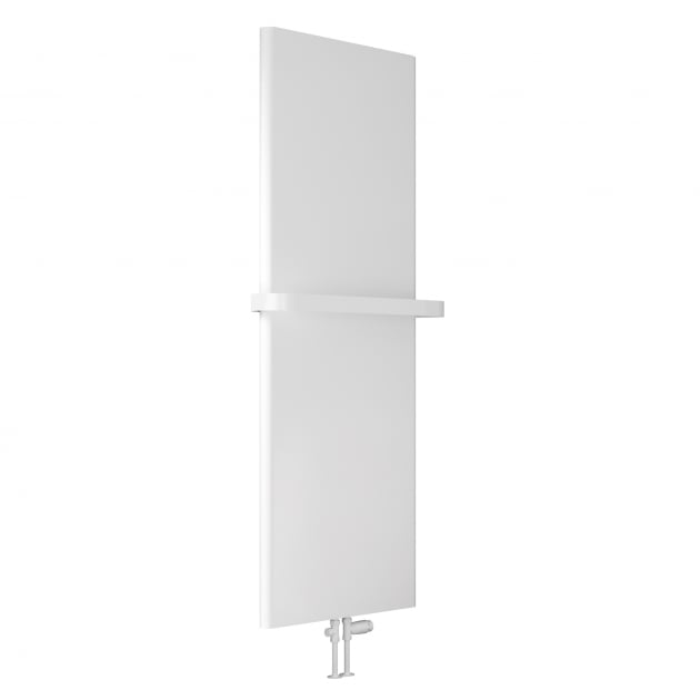 Reina Borda 1800mm High x 640mm Wide Vertical Designer Radiator - White - RND - BRD18064W - TAP 'N' SHOWER