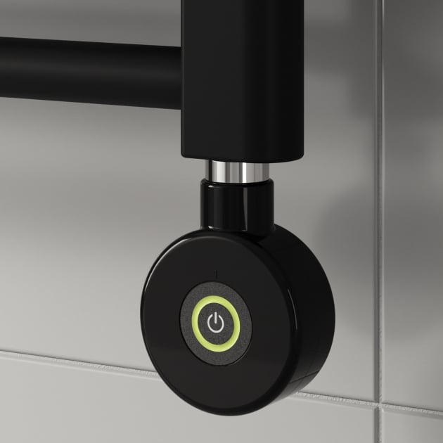 Reina 370mm Long On/Off Touch Element 300W - Black - ELMOOT030K - TAP 'N' SHOWER