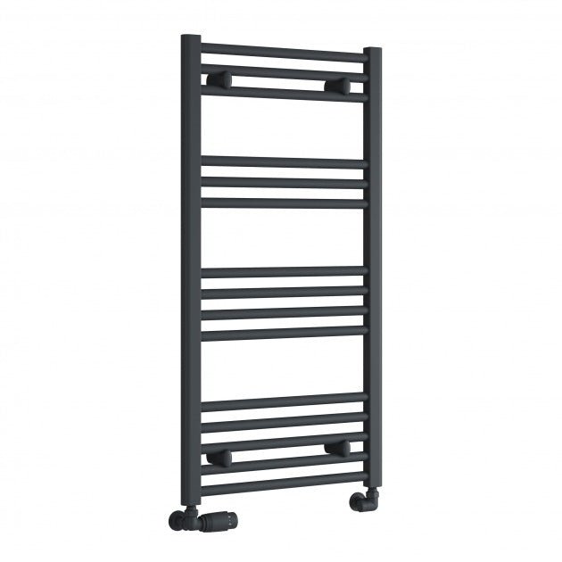 Reina Capo Straight 1000mm High x 500mm Wide Heated Towel Rail - Anthracite - CPO1050AF - TAP 'N' SHOWER