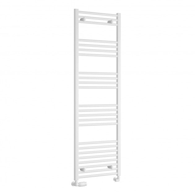 Reina Capo Straight 1600mm High x 600mm Wide Heated Towel Rail - White - CPO1660WF - TAP 'N' SHOWER