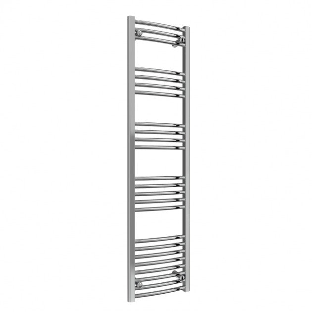 Reina Capo Curved 1800mm High x 400mm Wide Heated Towel Rail - Chrome - CPO1840CC - TAP 'N' SHOWER
