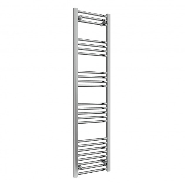 Reina Capo Straight 1800mm High x 400mm Wide Heated Towel Rail - Chrome - CPO1840CF - TAP 'N' SHOWER