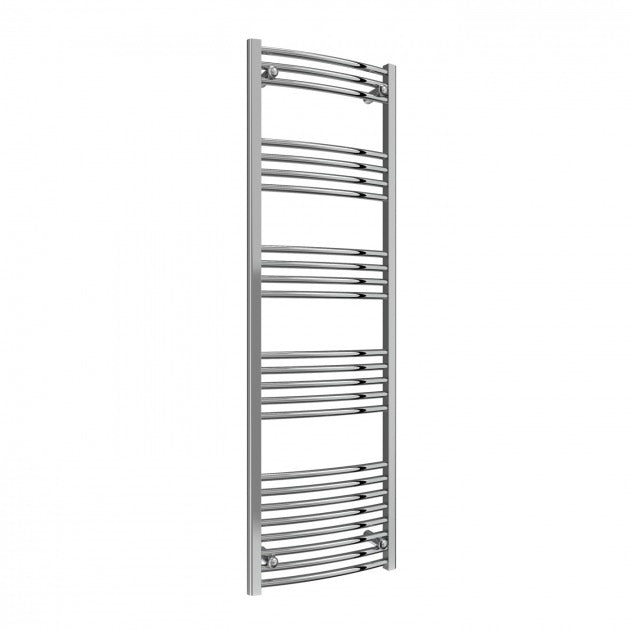 Reina Capo Curved 1800mm High x 500mm Wide Heated Towel Rail - Chrome - CPO1850CC - TAP 'N' SHOWER