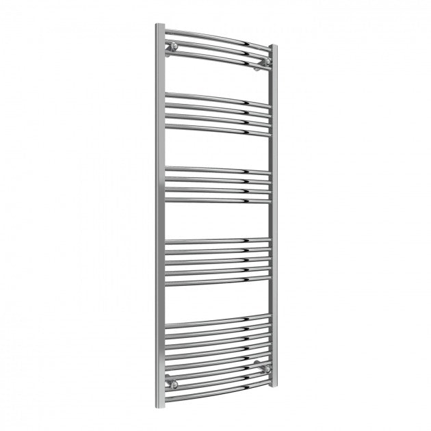 Reina Capo Curved 1800mm High x 600mm Wide Heated Towel Rail - Chrome - CPO1860CC - TAP 'N' SHOWER