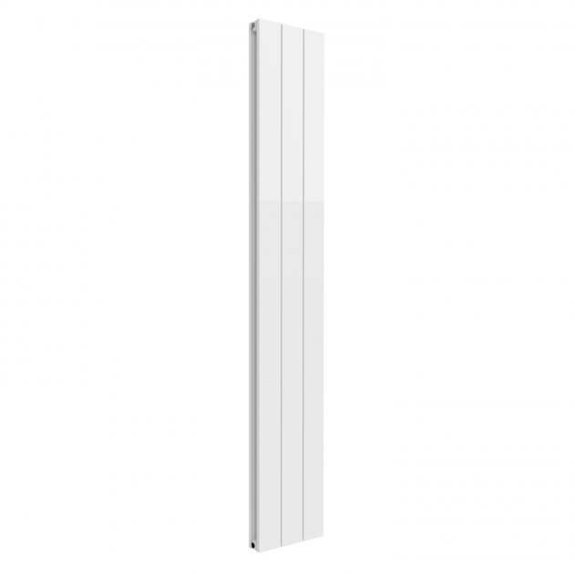 Reina Casina Modern Aluminium Double Vertical Radiator 1800mm High x 280mm Wide - White - A - CSN180028WD - TAP 'N' SHOWER