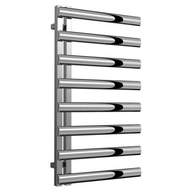 Reina Cavo Designer Heated Stainless Steel Towel Rail 880mm High x 500mm Wide - Polished - RNS - CV508P - TAP 'N' SHOWER