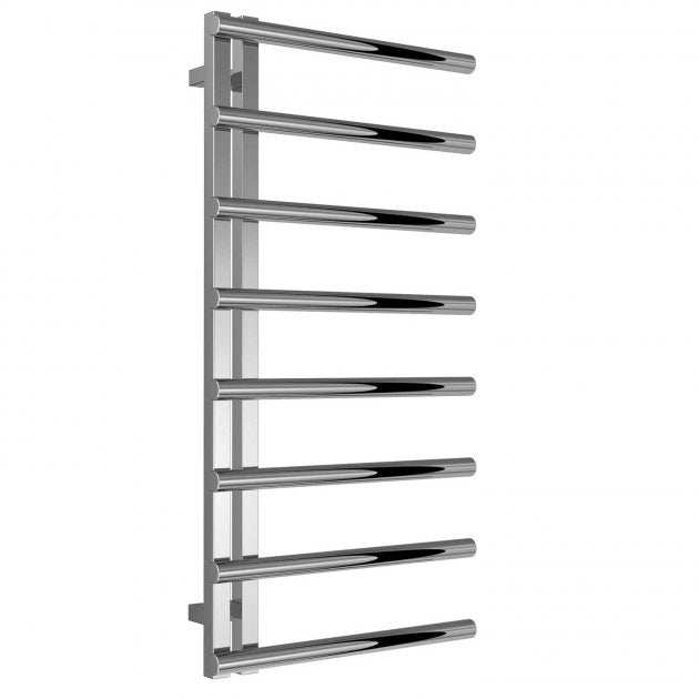 Reina Celico Modern Stainless Steel Designer Heated Towel Rail 1000mm High x 500mm Wide - Polished - RNS - CLI5100 - TAP 'N' SHOWER