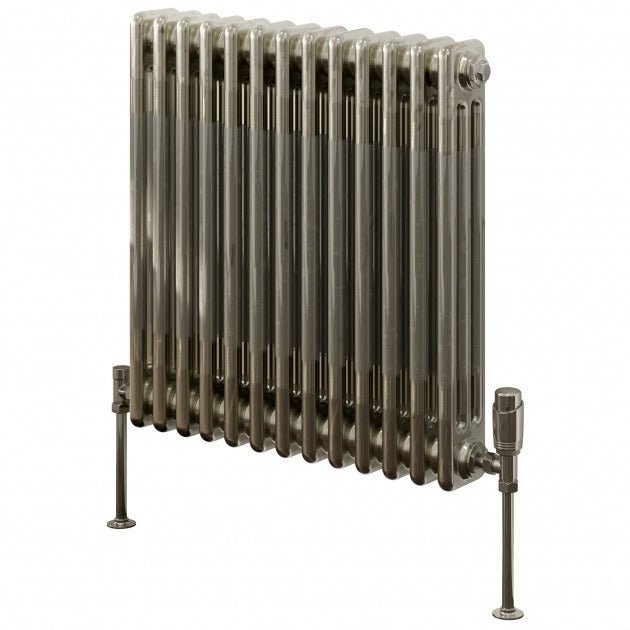 Reina Colona 600mm High x 605mm Wide 3 Column Horizontal Radiator - Lacquer - 3/C613L - TAP 'N' SHOWER