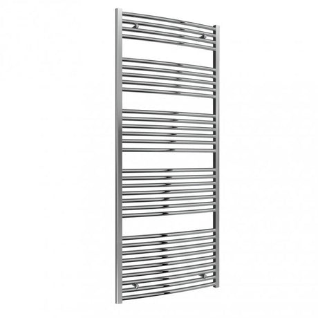 Reina Diva Curved 1800mm High x 750mm Wide Heated Towel Rail - Chrome - AG75180CC - TAP 'N' SHOWER