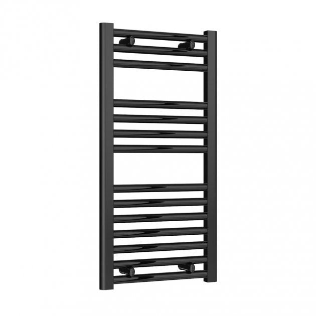 Reina Diva Flat 800mm High Wide x 400mm Wide Heated Towel Rail - Chrome - AG40800BF - TAP 'N' SHOWER