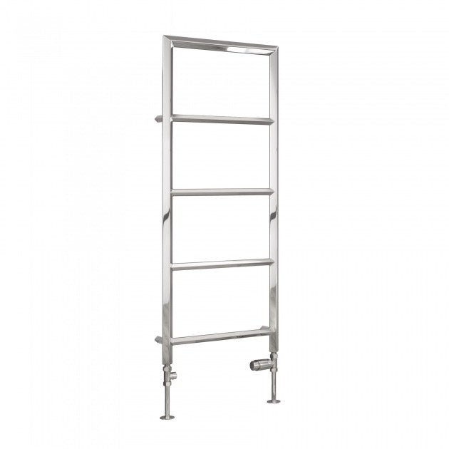 Reina Dora Designer 1200mm High x 500mm Wide Heated Towel Rail - Chrome - RND - DRA12050C - TAP 'N' SHOWER