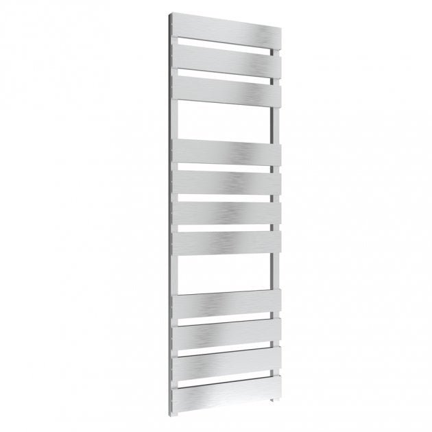 Reina Fermo 1550mm High x 480mm Wide Flat Panel Heated Towel Rail - Satin - A - FRM1555S - TAP 'N' SHOWER