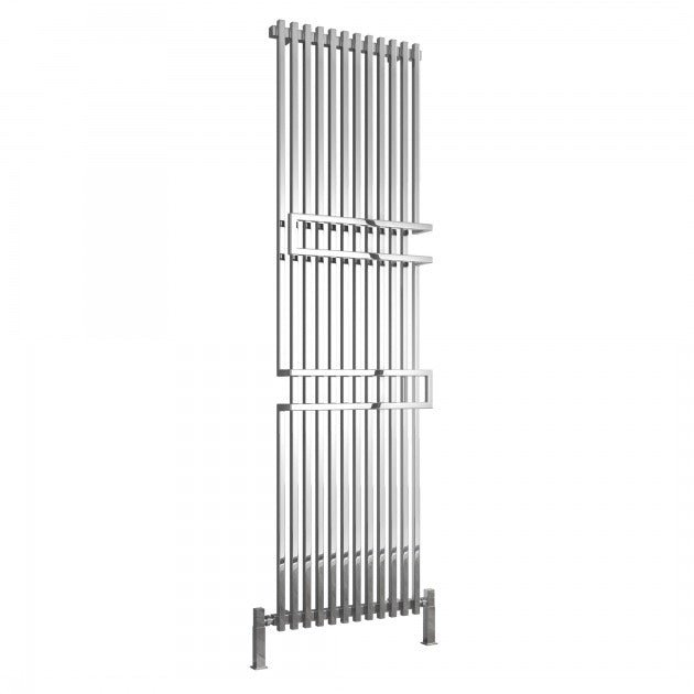 Reina Grande 1800mm High x 500mm Wide Vertical Designer Radiator - Chrome - RND - GDE1850C - TAP 'N' SHOWER