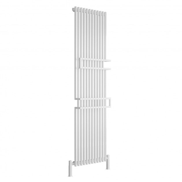 Reina Grande 1800mm High x 500mm Wide Vertical Designer Radiator - White - RND - GDE1850W - TAP 'N' SHOWER
