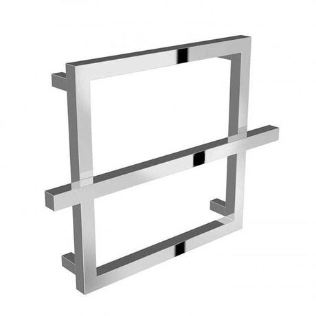 Reina Lago 1 Designer Modern Heated Towel Rail 450mm High x 600mm Wide - Chromne - RND-LG1