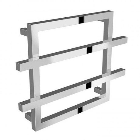 Reina Lago 2 Designer Modern Heated Towel Rail 450mm High x 600mm Wide - Chromne - RND-LG2
