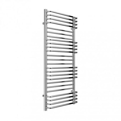 Reina Marco Modern Designer Heated Towel Rail 1100mm High x 500mm Wide - Chromne - RND-MC5110