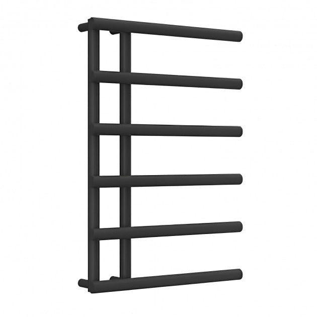 Reina Matera 772mm High x 500mm Wide Designer Heated Towel Rail - Anthracite - RND - MTR5077A - TAP 'N' SHOWER