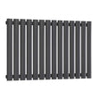 Reina Neva Single Designer Radiator 550mm High x 826mm Wide - Anthracite - RND-HNV14A