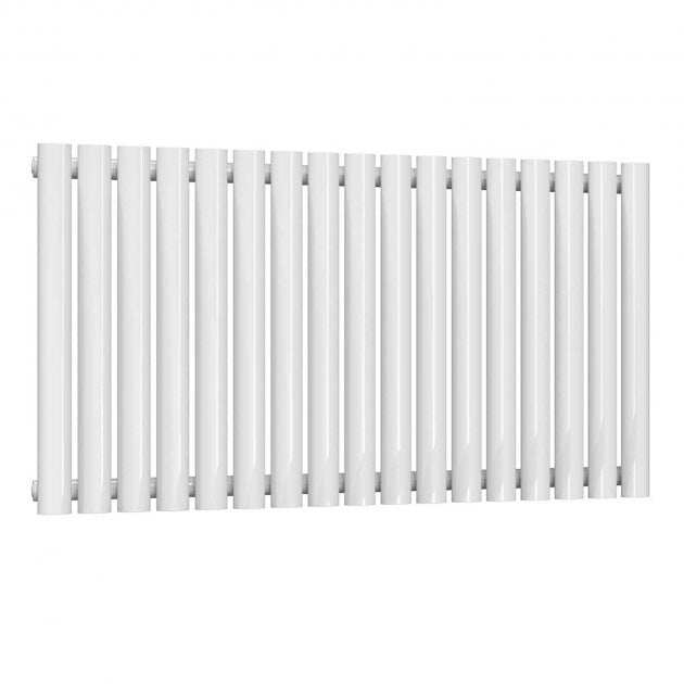 Reina Neva Modern Single Designer Horizontal 550mm High x 1003mm Wide - White - RND - HNV17 - TAP 'N' SHOWER