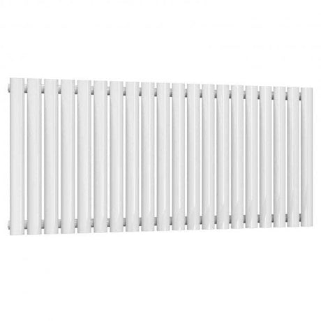 Reina Neva Modern Single Designer Horizontal 550mm High x 1180mm Wide - White - RND-HNV20